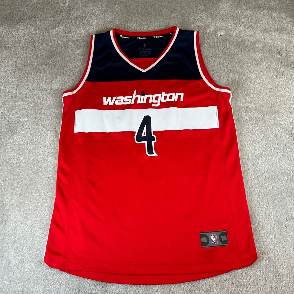 Fanatics Washington Wizards Jersey Kids XL Red Russell Westbrook 4 NBA Athletic